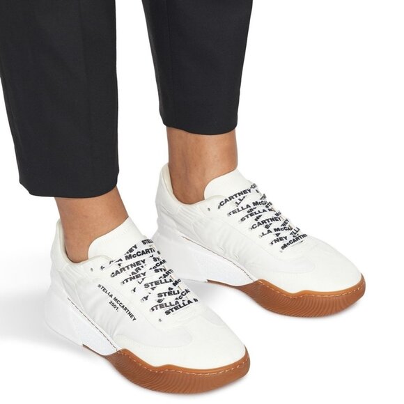 Stella McCartney Shoes - Stella McCartney Size 7 White Loop 2001 Low Top Lace Up Chunky Sole Sneakers